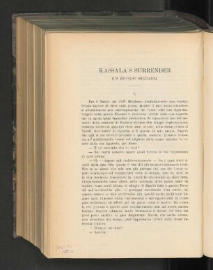 Kassala's Surrender.