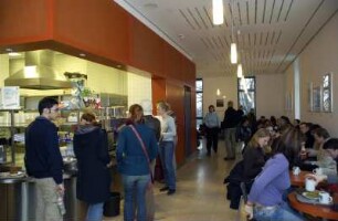 Cafeteria Bib-Lounge (Nordriegel, 1. Etage)