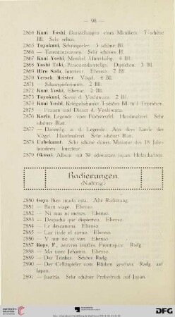 Radierungen (Nr. 2880-2916)