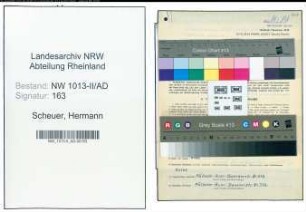 Entnazifizierung Hermann Scheuer , geb. 29.07.1900 (Feuerwehrmann)