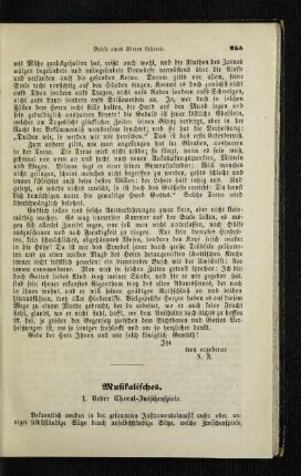 Musikalisches