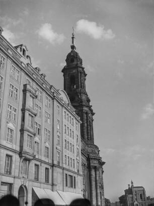 Dresden-Altstadt. Altmarkt, Kreuzkirche