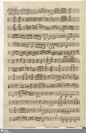 1761. Aria: Il furore se m'accende / Ghinassi, S.