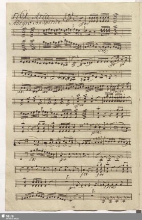 1761. Aria: Il furore se m'accende / Ghinassi, S.