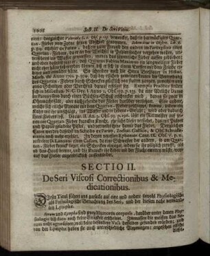 De Seri Viscosi Correctionibus & Medicationibus.