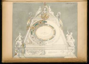 Gedenktafel Monatskonkurrenz Januar 1879: Vorderansicht; Erläuterungstext