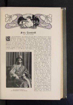 Fritz Trostorff als Leontes in "Ein Wintermärchen" von Karl Goldmark