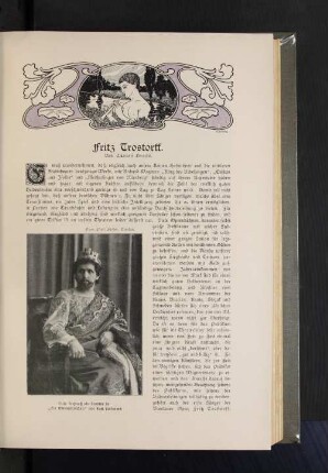 Fritz Trostorff als Leontes in "Ein Wintermärchen" von Karl Goldmark