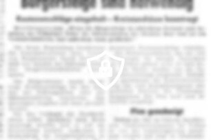 Bürgersteige sind notwendig