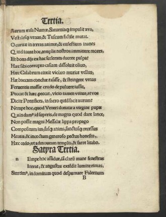 Satyra Tertia.