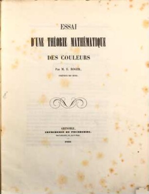 Essai d'une théorie mathématique des conteurs