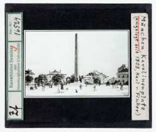 München: Karolinenplatz. Karl von Fischer