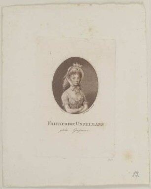 Bildnis der Friederike Unzelmann