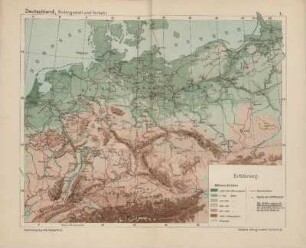 Deutschland, Bodengestalt und Verkehr