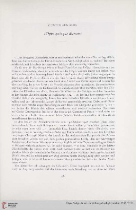 "Opus quinque dierum"