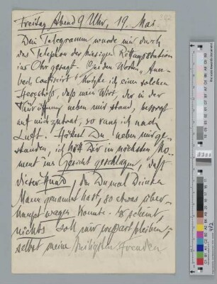 Brief an Ida Dehmel