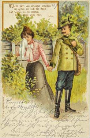Wenn zwei von einander scheiden, [...]