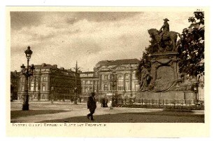Der Krieg 1914/15 in Postkarten, 35. Reihe, Abt.: Frankreich; Inhalt: Ryssel (Lille) (mit Zensurvermerk 23.11.1915): Nr. 347: Ryssel (Lille), Republik Platz mit Präfektur