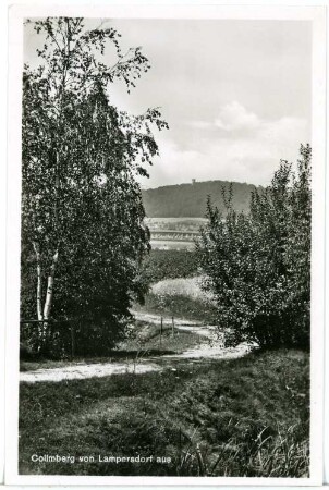 Collm. Collmberg von Lampersdorf aus