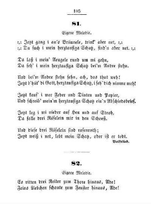 81. Eigene Melodie