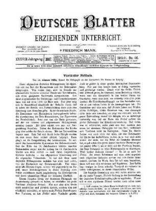 Vorläufer Fröbels