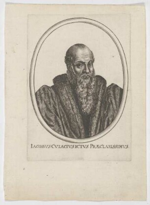 Bildnis des Iacobus Cuiacius
