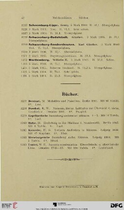 Bücher (Nr. 1237-1243)