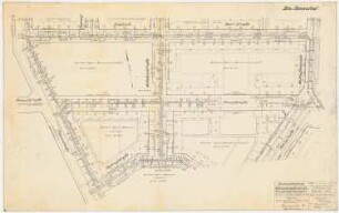 Siedlung Attilahöhe, Berlin-Tempelhof: Arnulfstraße, Wittekindstraße: Lageplan mit Fluchtlinien