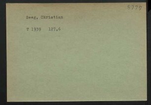 Seeg, Christian