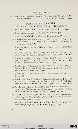 Schweizer Graphik (Nr. 583-1054)