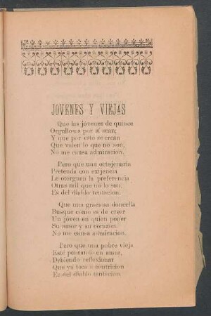 Jóvenes y viejas
