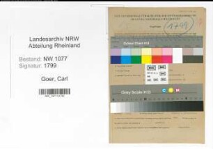 Entnazifizierung Carl Goer , geb. 22.11.1909 (Polizist)