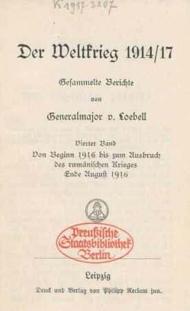 Bd. 3: Von der Wiedereinnahme von Lemberg bis zum Jahresschluß 1915