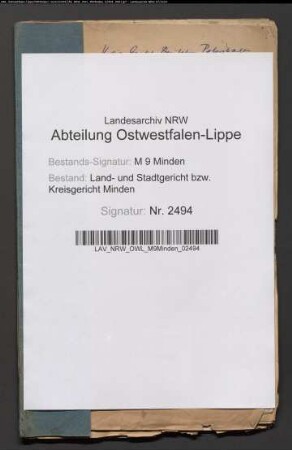 Ablösung des Erbpachtkanons durch die Erbpachtsinteressenten zu Bierde.