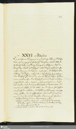 XXVI. Albertus