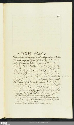 XXVI. Albertus