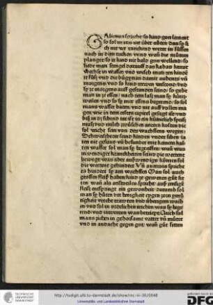 Galienus spricht so kind gon lernent so sol mans nit uber noeten...