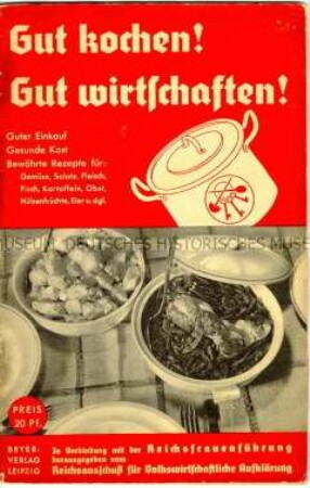 Heft des Reichsausschusses für Volkswirtschaftliche Aufklärung mit Haushaltstipps