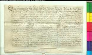 Freibrief des Abtes von Liesborn für Caspar Lohesträter.
