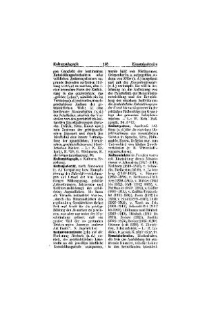 Kulturpädagogik, s. Kultur u. Erziehung.