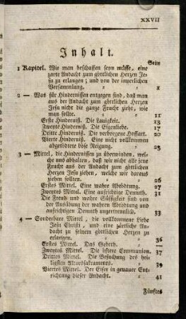 XXVII-XXXII, Inhalt.