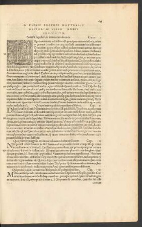 C. Plinii Secundi Naturalis Historiae Liber XXXVI
