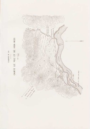 Carte No. 14. Carte de Yoc et de Hoa-Moc