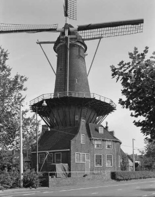 Windmühle in der Nähe des Westerquartiers