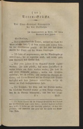 Acten-Stücke.