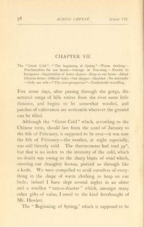 Chapter VII. The "Great Gold" ...