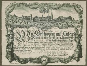 Geleitbrief des Zimmermanns Jörg Bantz, 1786