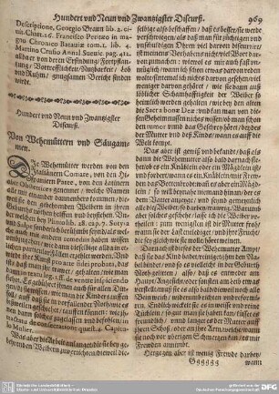 Hundert und Neun und Zwantzigster Discurß. Von Wehemüttern und Säugammen.