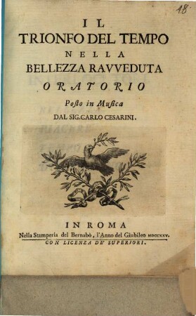 Il Trionfo del tempo nella Bellezza ravveduta