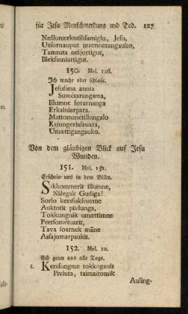 127-142, Von dem gläubigen Blick auf Jesu Wunden.